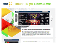 Tablet Screenshot of fanticket.com